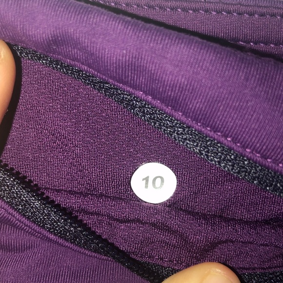 Lululemon Run Pace Setter Skirt Wheezy Check SZ 10 - Picture 6 of 7